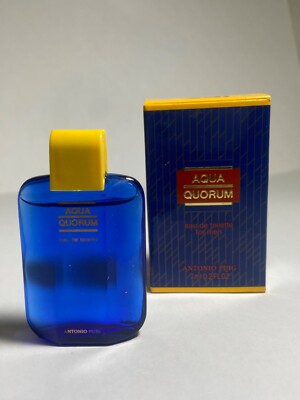 Aqua Quorum Men's Eau de Toilette 7 ml. 0.20 fl.oz. miniperfume ed. 1995 