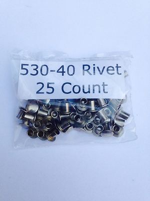 25 LIONEL 530-40 RIVETS FOR LIONEL lamp bracket GP 7 & 9 25 RIVETS TOTAL