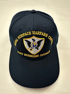 The Corps Naval Surface Warfare Center Logo Blue Baseball Cap Hat One Size