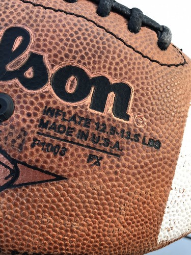 Wilson Football GST NFHS F1003 FX NCAA 1005 Pattern Brown USA Engineered Sports