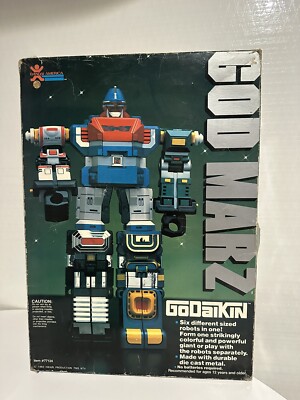 God Marz 100% Complete Godaikin 1982 Bandai - Popy Chogokin Action Figure