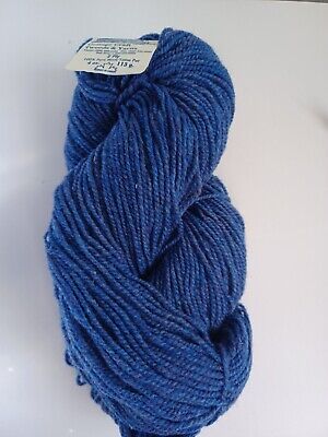 Cottage Craft Tweeds & Yarn 100% Pure Wool 2 Ply Blue Yarn 4 oz 272 Yards New
