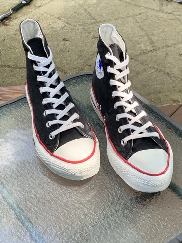 Converse All Sta Designed In USA Size Men 6 Women 8 In Black