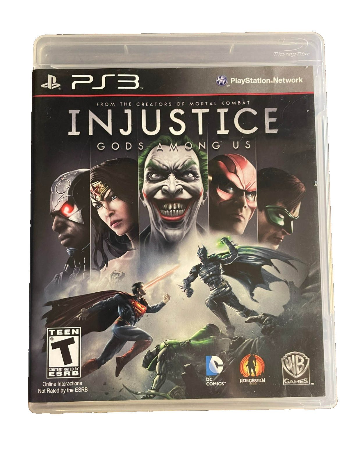 Injustice: Gods Among Us (Sony PlayStation 3, 2013) PS3, Super Hero, Action