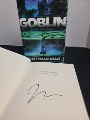 Goblin SIGNED by Josh Malerman First 1st 1st printing - Bird Box NEW
