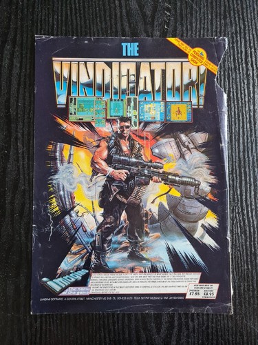 THE VINDICATOR RARE IMAGINE SPECTRUM C64 GAME ADVERT GAME POSTER