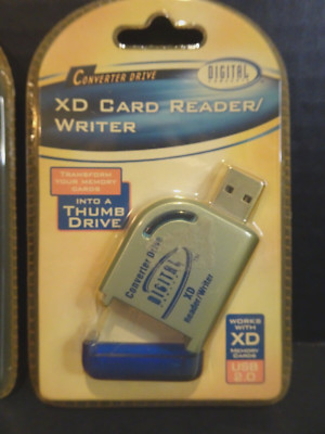 Converter Drive XD Card Reader-Writer By Digital Concepts USB 2.0 - New