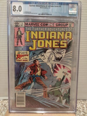 THE FURTHER ADVENTURES OF INDIANA JONES #5 CGC 8.0 ''Marvel Comics'' 1983  