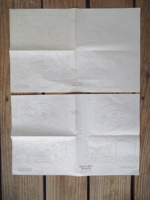 Purr-fect Punch Teenage Mutant Ninja Turtles Transfers TMNT Embroidery 64260