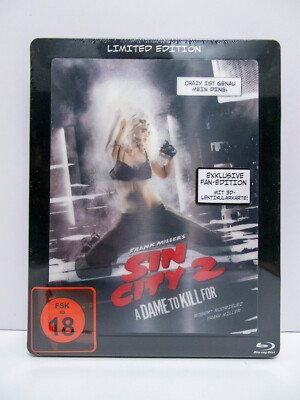 Sin City 2 Blu-ray Limited Edition Steelbook German Import Lenticular Magnet