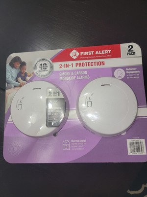 First Alert BRK PRC710 Smoke and Carbon Monoxide Alarm-2 Pack