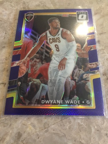 2017-18 Donruss Optic Dwyane Wade Purple Prizm #25 Heat Cavs