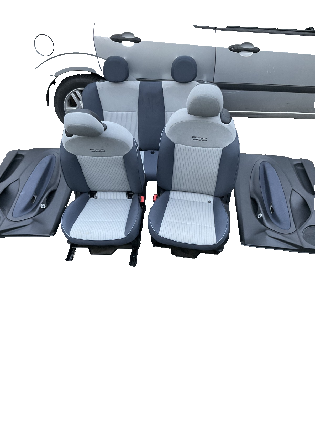 Sedili selleria interno completo per modello: FIAT 500E elettrica anno 2020