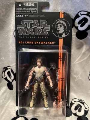 STAR WARS THE BLACK SERIES ORANGE #21 LUKE SKYWALKER coming off card ***read***