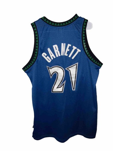 【NIKE】Garnett #21 Timberwolves ユニフォームL Kevin Garnett #21 Minnesota Timberwolves Champion Black
