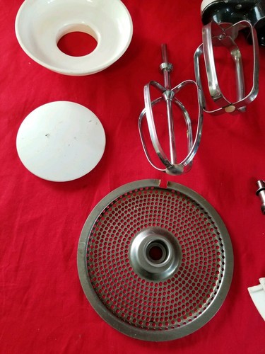 Vintage Nutone Food Center Accessories Parts Pink Blender Beater Grinder