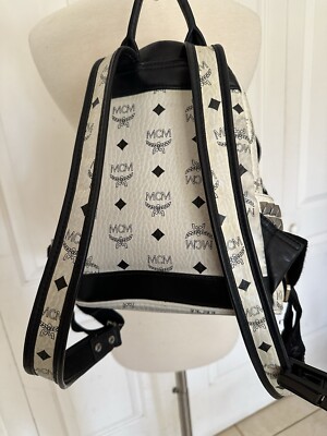 MCM Mini Backpack. White. Good Price. Fast Shipping