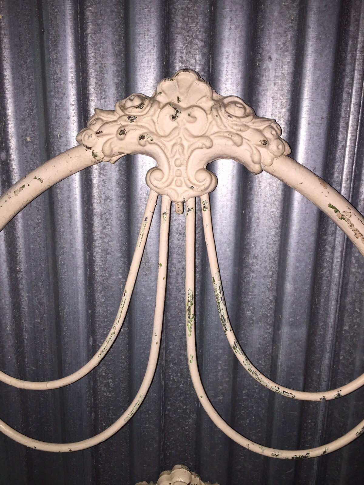 Antique Wrought Iron Double Bed