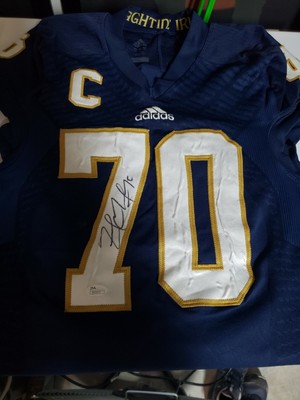 notre dame game worn jersey