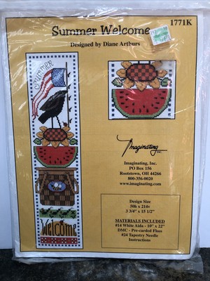 Imaginating Counted Cross Stitch Kit - Summer Welcome 1771K