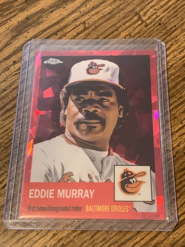 2022 Topps Chrome Platinum Eddie Murray Fuchsia Atomic /100
