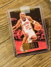 Grant Hill Rookie Card Non Auto 1995 Skybox Rookie Card Detroit Pistons