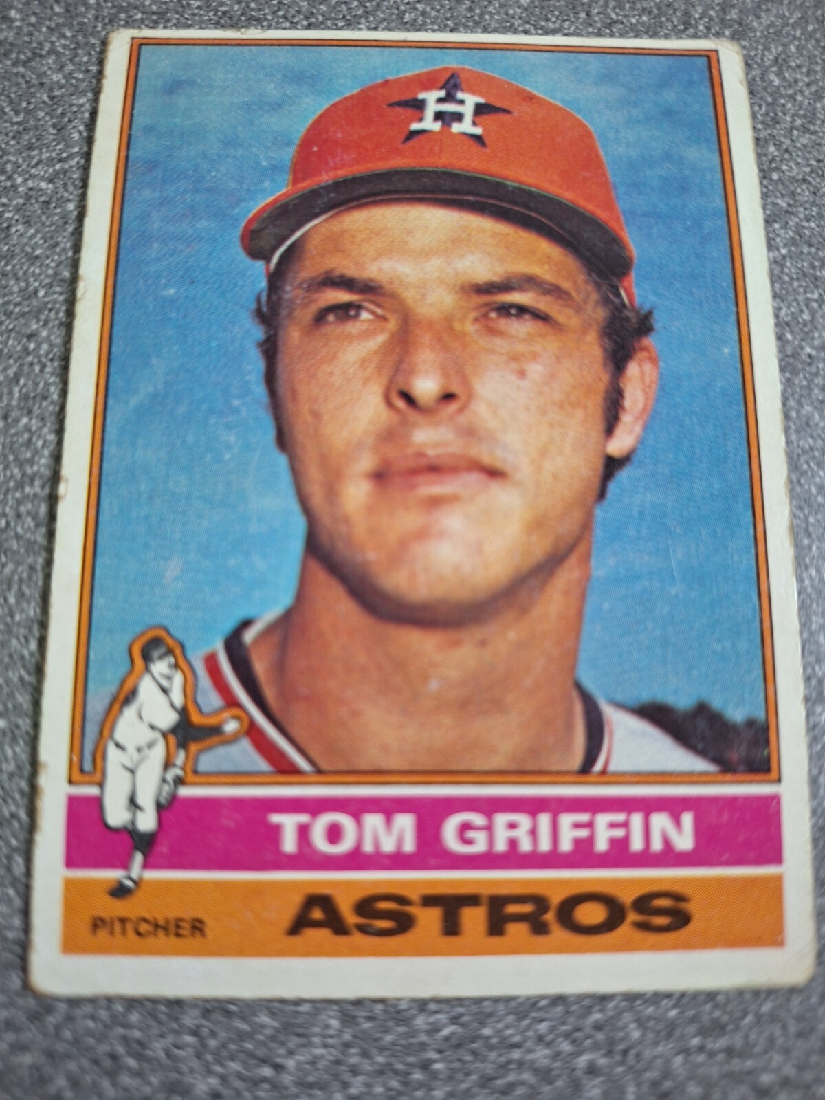 1976 Topps - Tom Griffin #454 P125
