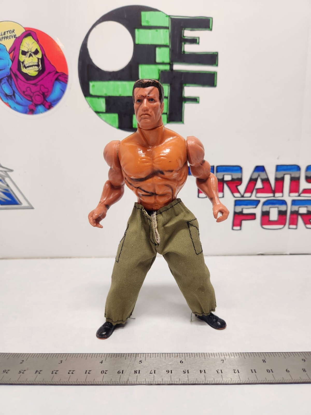 VINTAGE 1985 DIAMOND COMMANDO JOHN MATRIX ARNOLD SCHWARZENEGGER 7