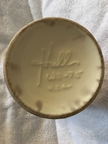 8” Tall Hull Pottery Woodland Vase