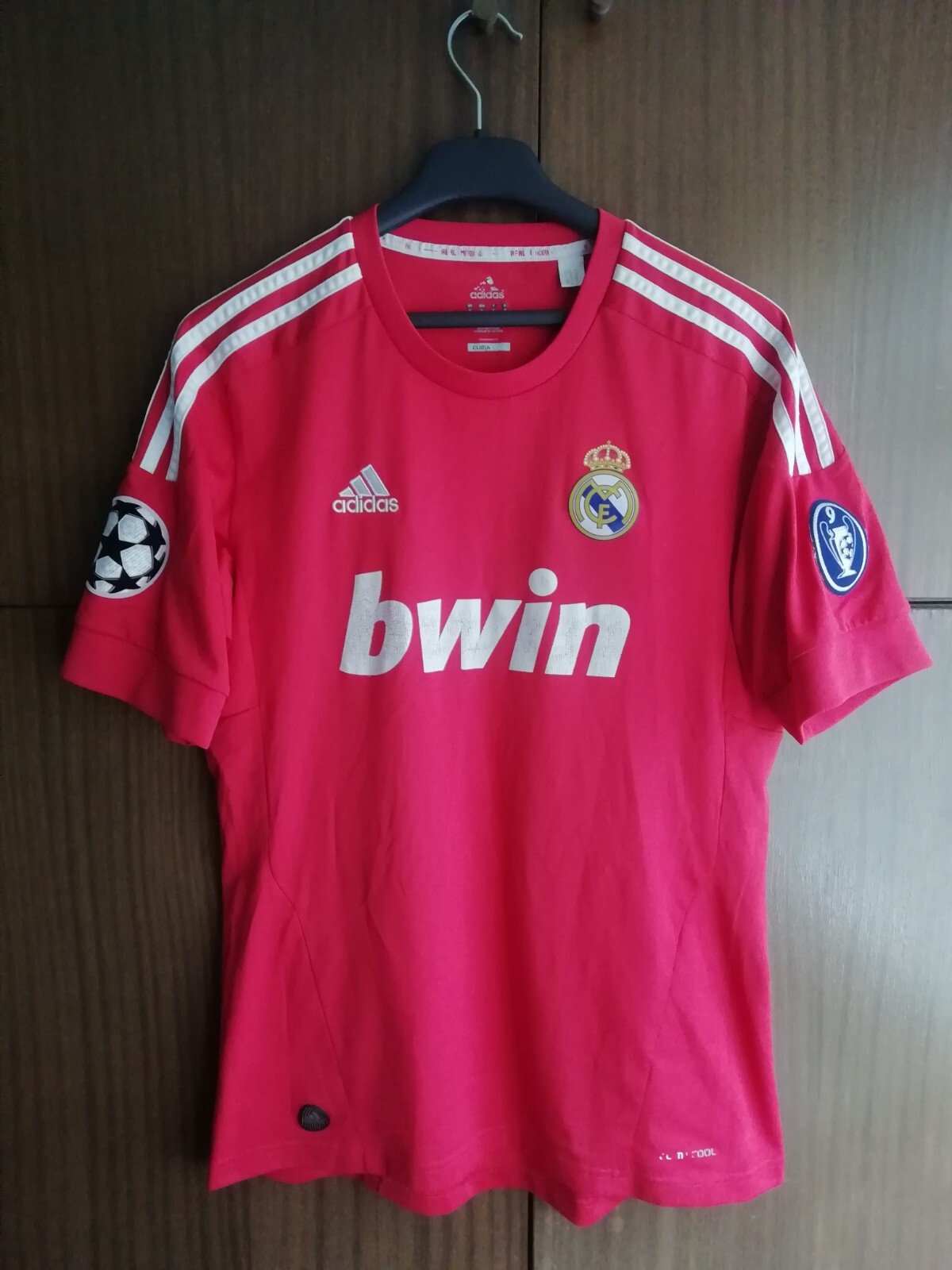 adidas Real Madrid ピンクシャツ 0サイズ REAL MADRID Adidas cotton Jersey Football Shirt pink Men's