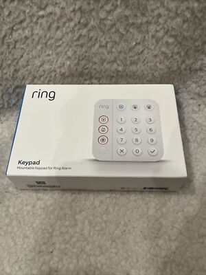 Ring Alarm 2nd Generation 4K1SZ-0EN0 Mountable Wireless Keypad - New/ Sealed