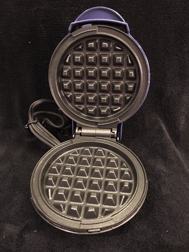 Dash Nonstick Mini Waffle Maker Mini Panini Maker Blue New In Box (NIB)