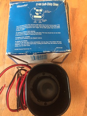 Effective Vehicle Security Component Model 514N Soft-Chirp Siren