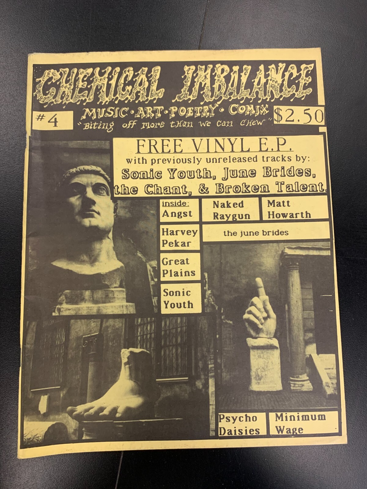 Chemical Imbalance Zine #4 - Sonic Youth | eBay