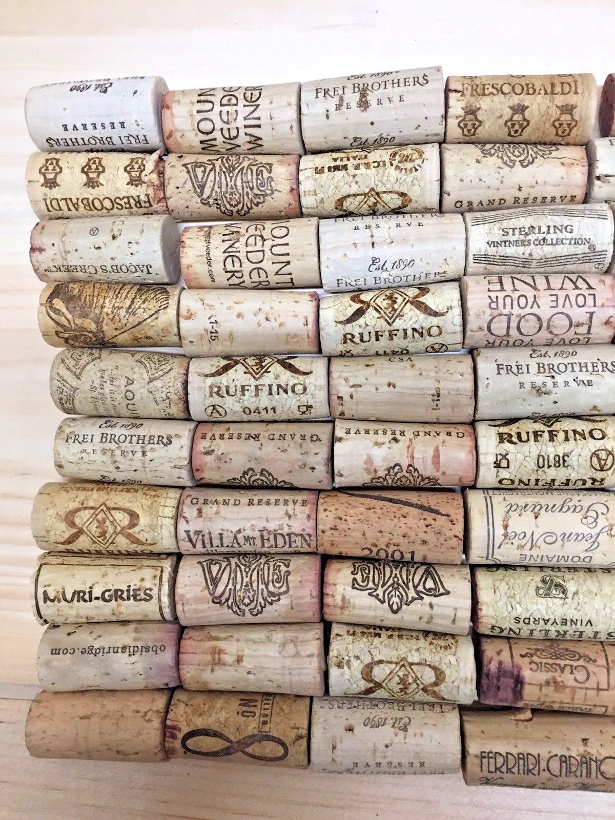 Lot of 100 Natural USED Wine Corks  - Arts and Crafts