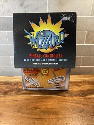 ThrustMaster Wizzard Pinball Controllers  For Keyboard With Game Disc