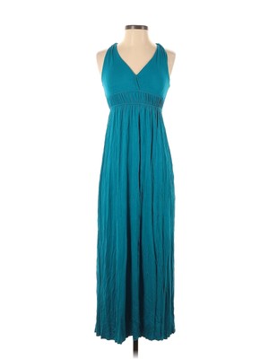 Blanc Noir Women Green Casual Dress S