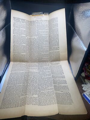 Old Court House Museum Vicksburg Mississippi MS  Reprint Of Newspaper From 1862