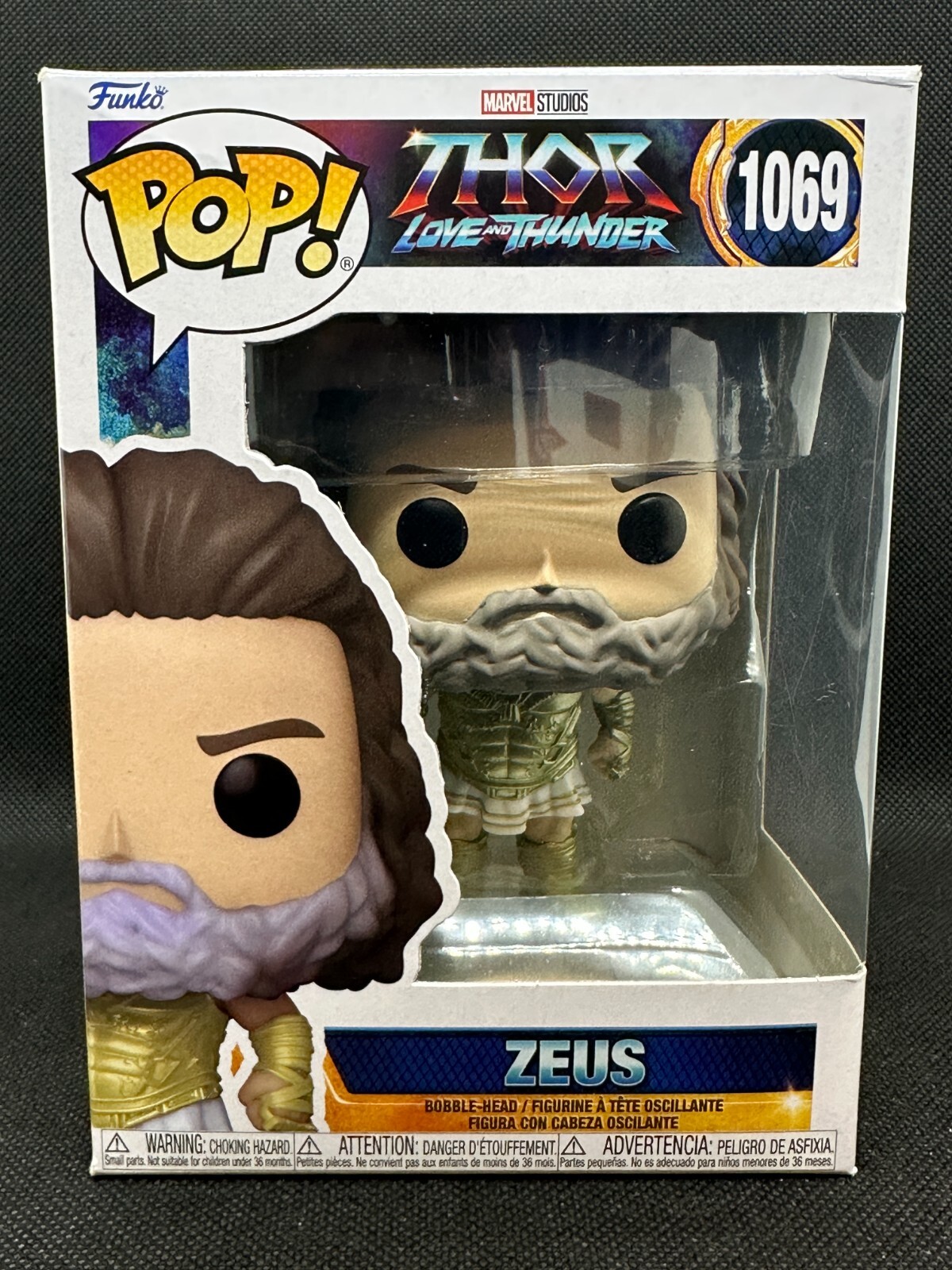 Funko Pop Zeus 1069 Marvel Studios Thor Love And Thunder Vinyl