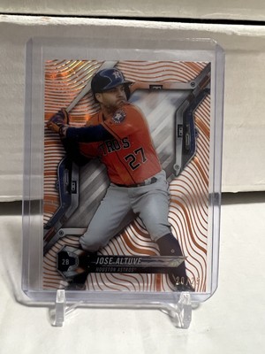 2018 Topps High Tek Jose Altuve /25 Orange