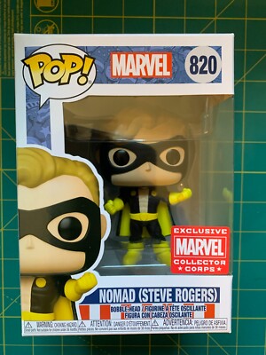 Funko POP! - Nomad (Steve Rogers) #820 - Marvel - Exclusive Collector Corps