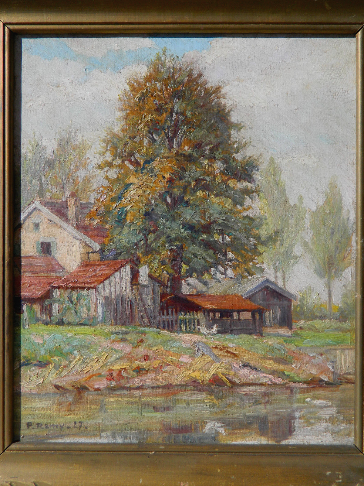 Paul REMY 1897 1981 NANCY PAYSAGE Tableau Peinture Huile Paul REMY 1897 1981 NANCY PAYSAGE Tableau Peinture Huile