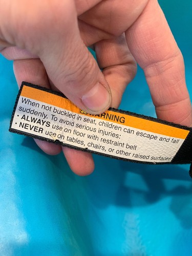 Bumbo Baby Seat Chair Turquoise w/ Safety Straps