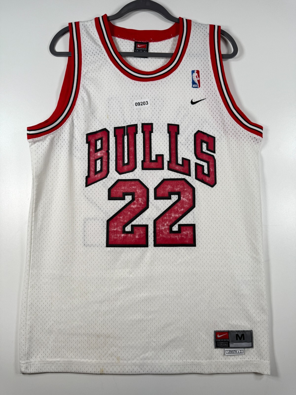 シカゴブルズ 22番 Nike Team Mens Chicago Bulls Jay Williams #22 Jersey White