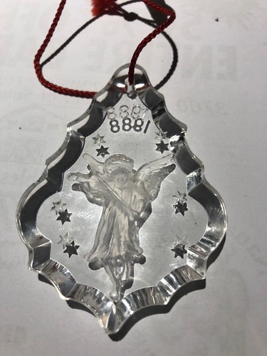 1988 Vintage Crystal Christmas Ornament Made in W. Germany for Spiegel