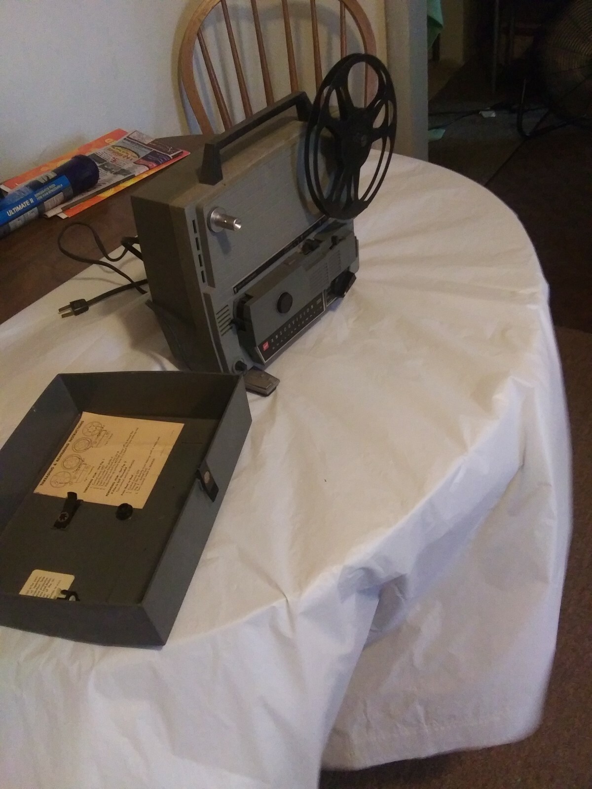 Gaf Anscovision 388 dual automatic 8mm projector with reel