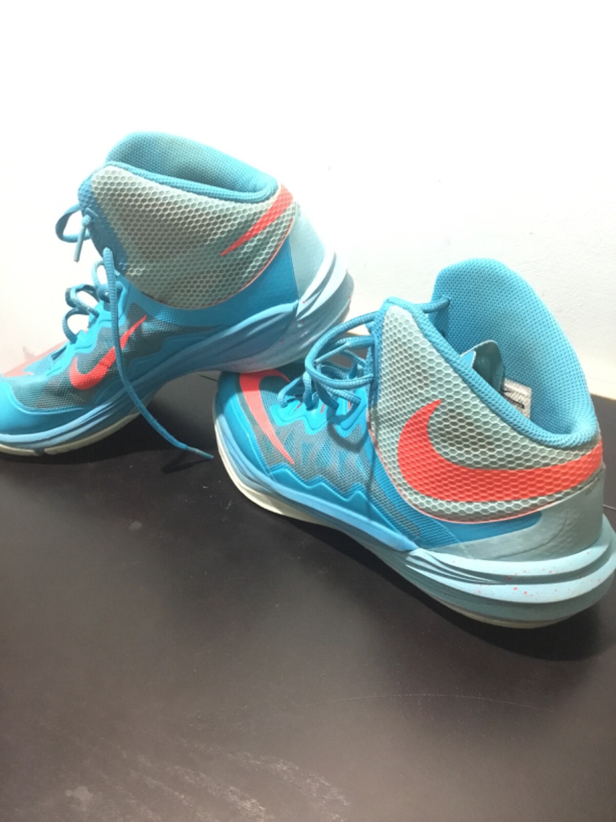 Size 8.5 Nike Prime Hype DF 2 Blue Basketball Shoes