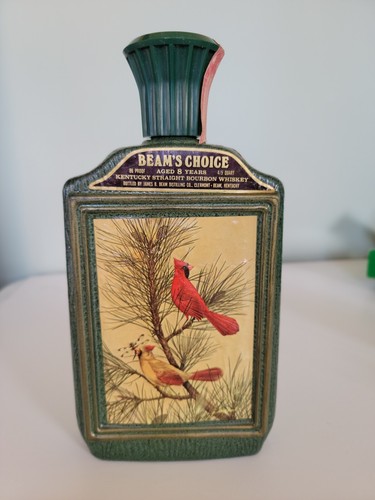 Beam's Choice Bourbon Collector's Choice Cardinal Bottle, Box. No Bourbon. Empty