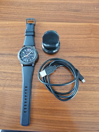 S3 Frontier 46mm R760 Bluetooth Smartwatch Black Good Condition