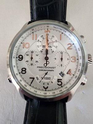 bulova precisionist c 860991 98 b 168 quartz mens watch 226018511761
